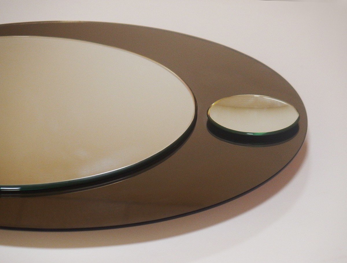 Galvorame Round Wall Mirror 1970-photo-4