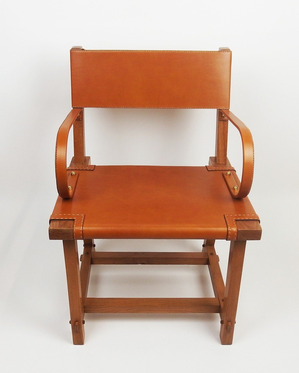 Fauteuil Par Jacques Adnet-photo-3