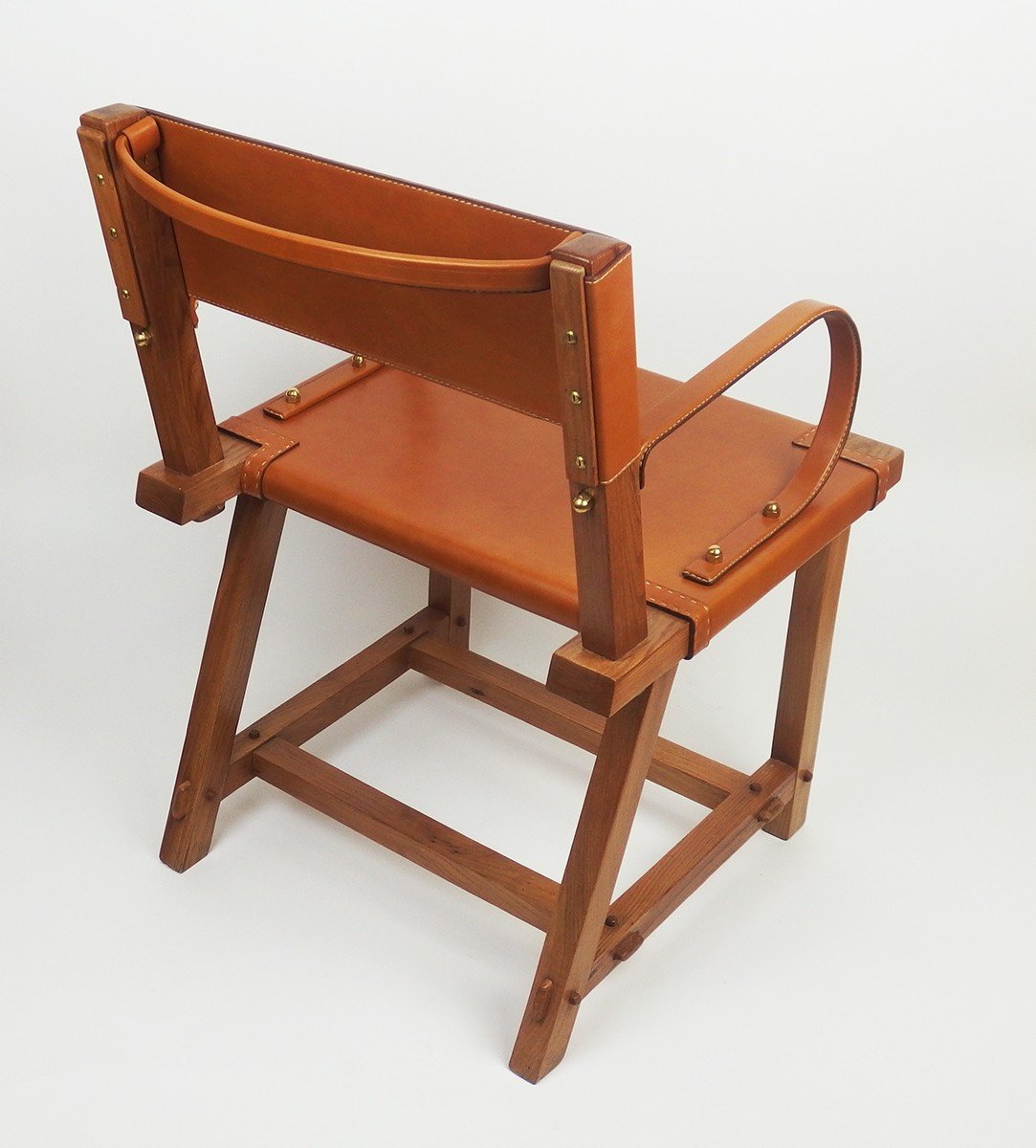 Fauteuil Par Jacques Adnet-photo-7