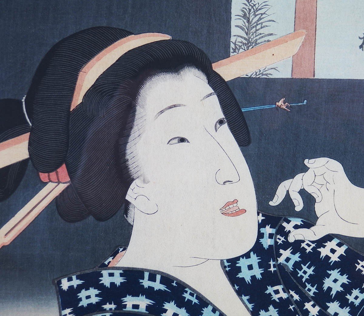 Ukiyo-e Japanese Print By Utagawa Toyokuni Ii-photo-2