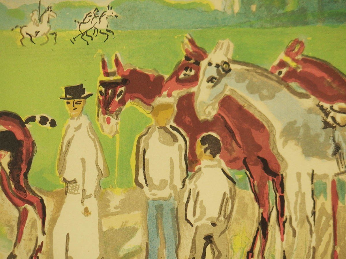 "polo" Lithograph By Kees Van Dongen-photo-2