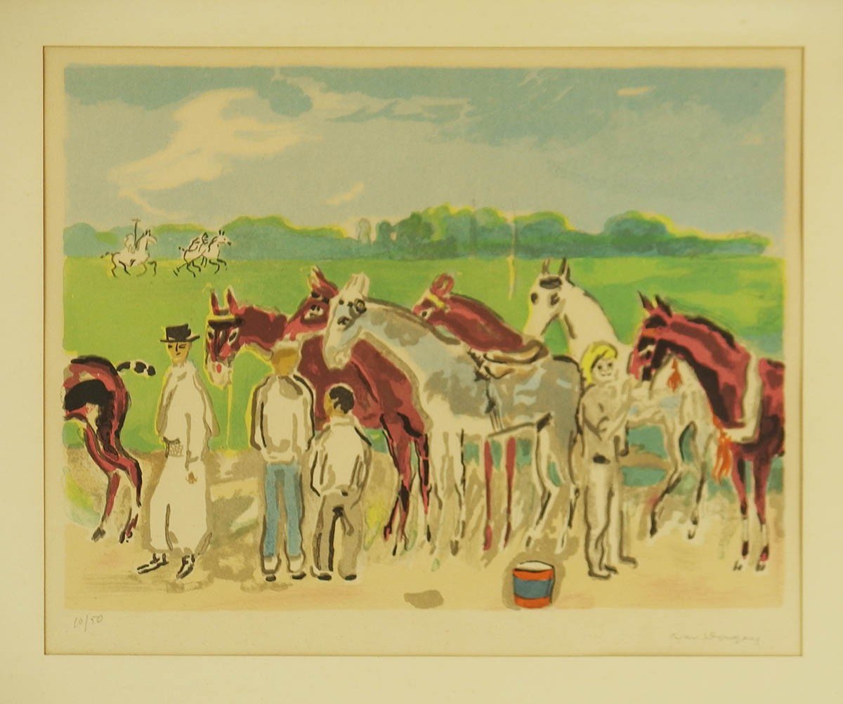 "polo" Lithograph By Kees Van Dongen-photo-3