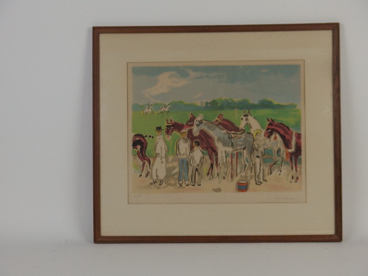 "polo" Lithograph By Kees Van Dongen-photo-2