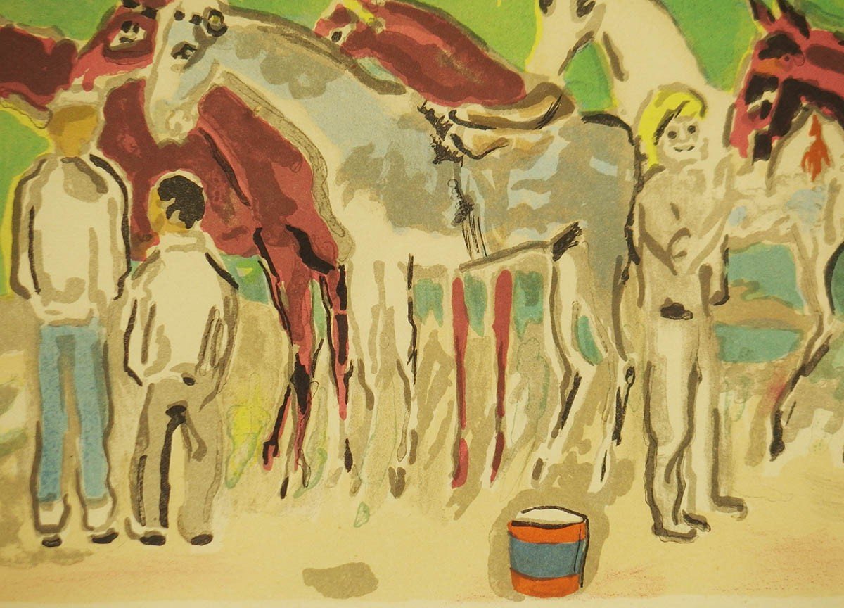 "polo" Lithograph By Kees Van Dongen-photo-4