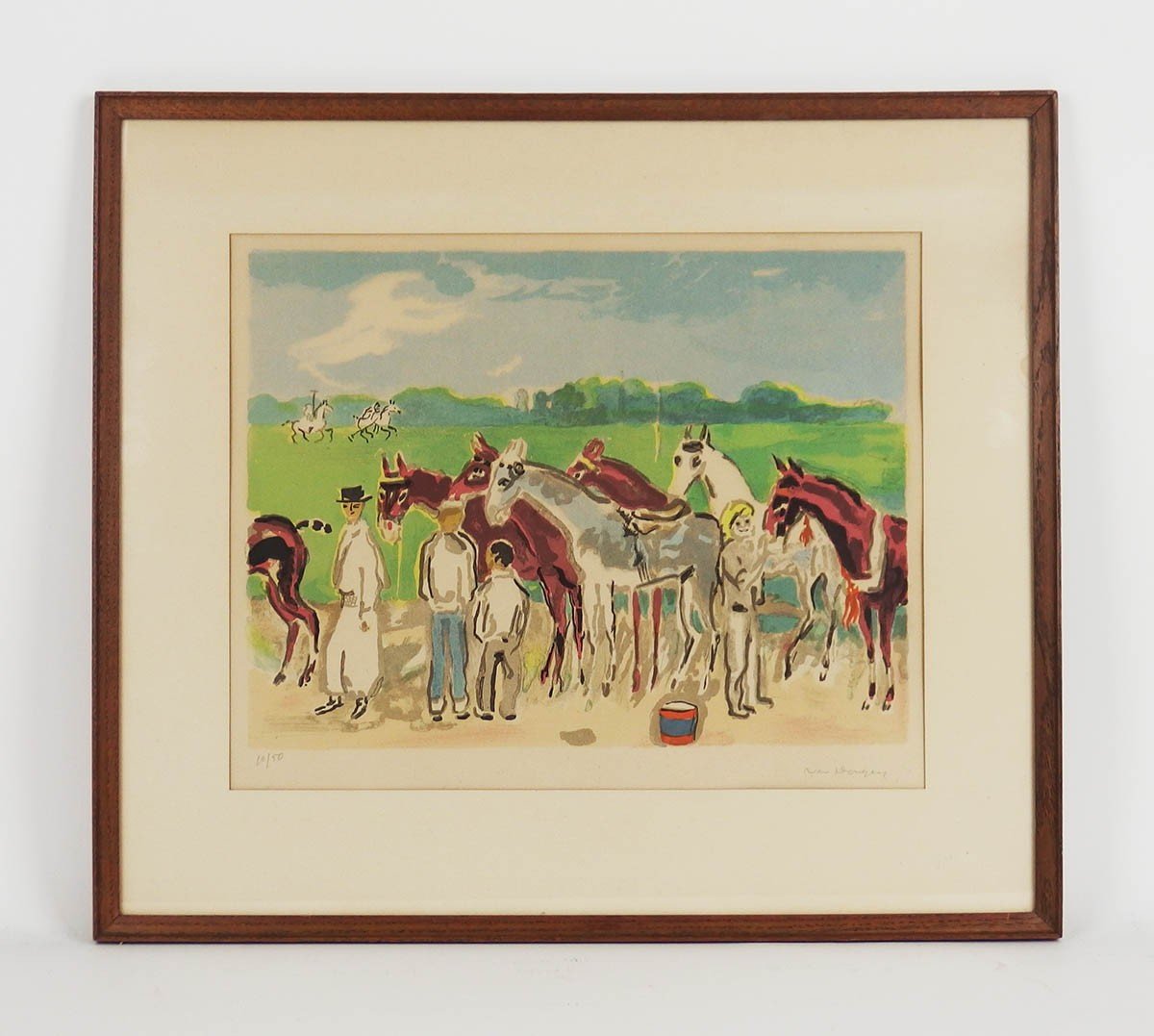 "polo" Lithograph By Kees Van Dongen