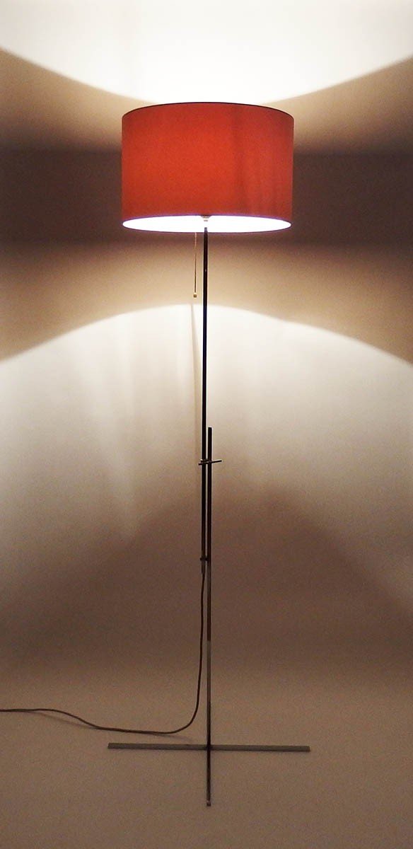 Chrome Floor Lamp 1970-photo-3