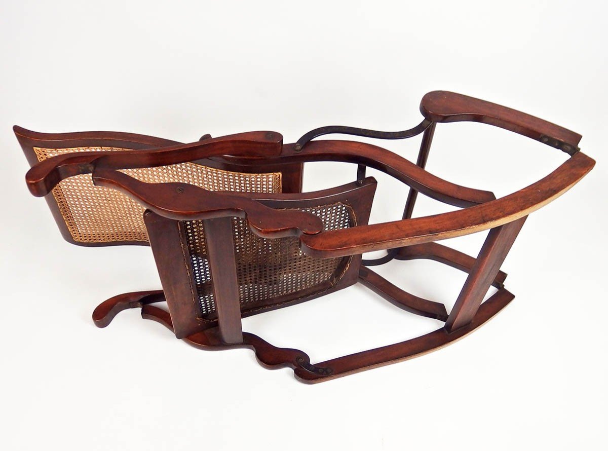 Rocking- Chair Pliant Ancien-photo-7