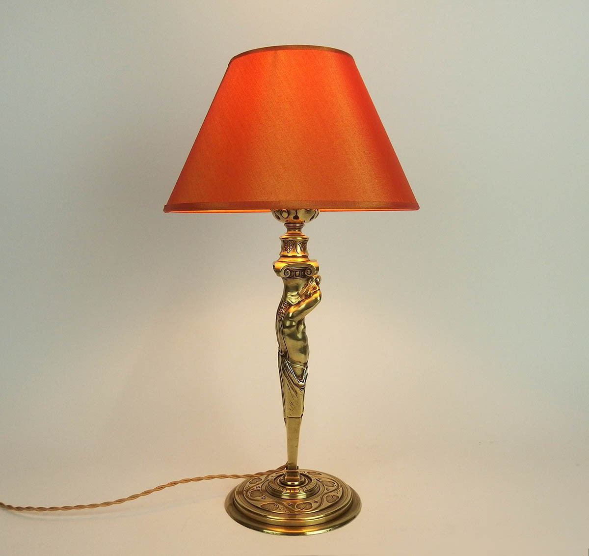 Pair Of Napoleon III Bronze Table Lamps-photo-4