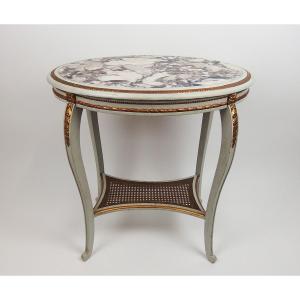 Pedestal Table, Louis XV Style Center Table