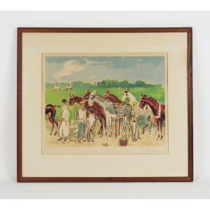 "Polo"lithographie Par Kees Van Dongen