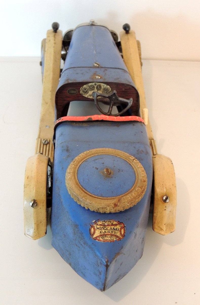 Toy, Meccano, Tole Car Long Version No. 2, French Manufacture, 1930 Model-photo-4