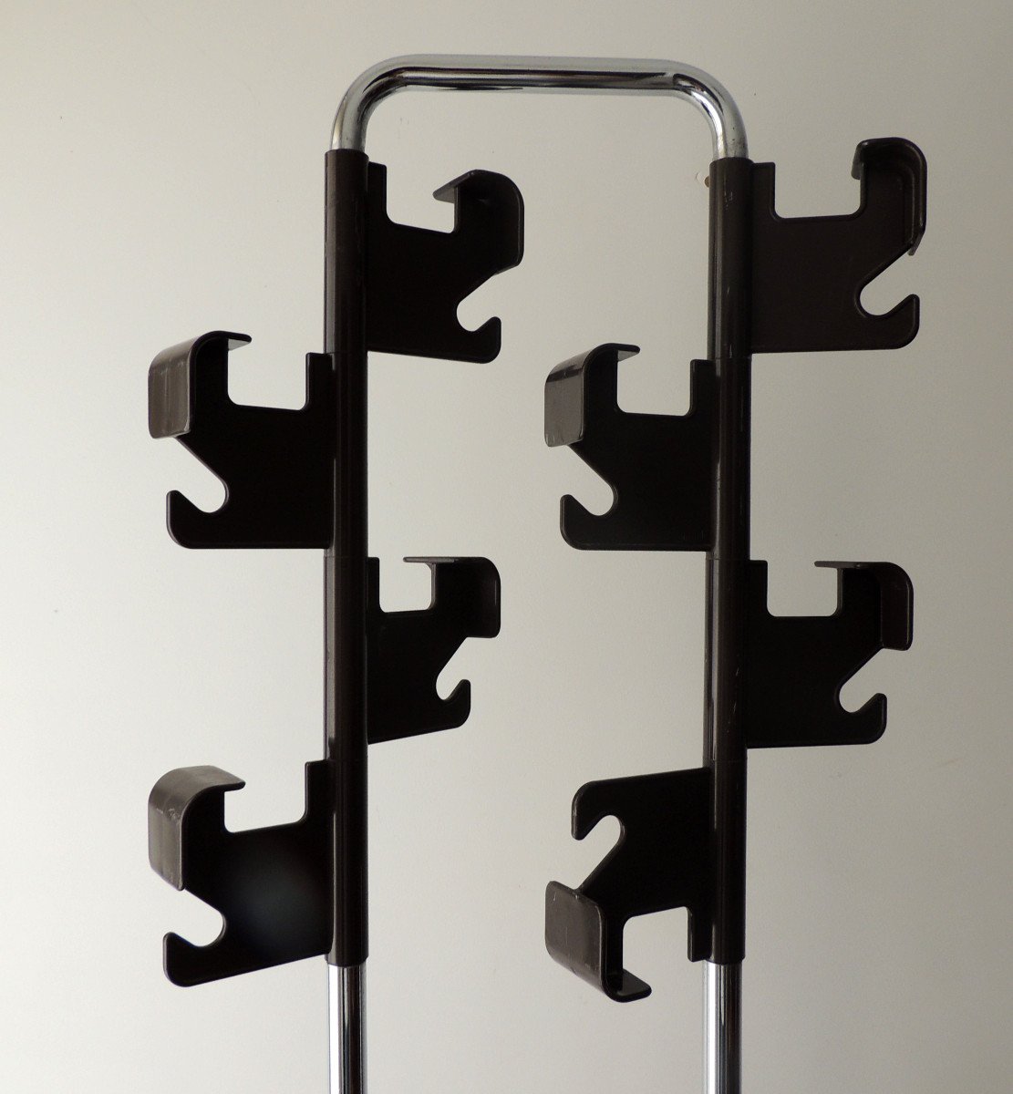 Coat Racks By Jean Pierre Vitrac For Manade, 8 Coat Hooks, In Metal And Plastic, 20th-photo-4