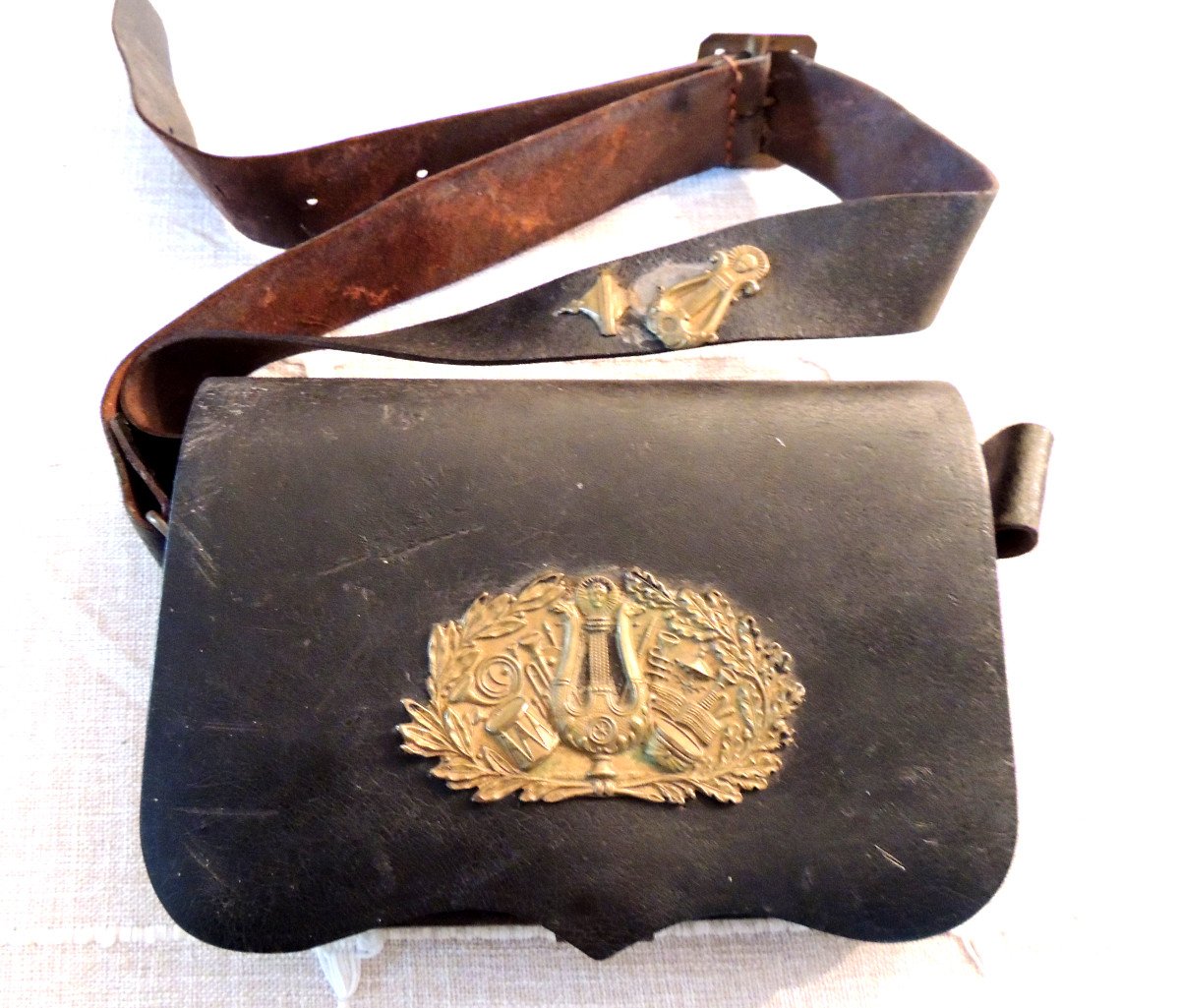 Giberne, Musician's Bag, Second Empire Military Band, Napoleon III, 19th Century 