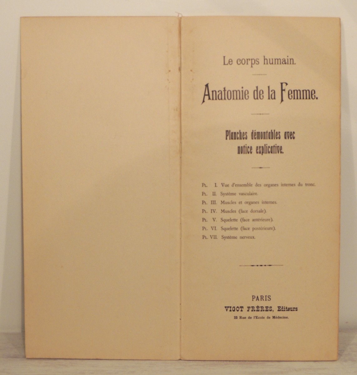 Anatomy, The Human Body Of Woman And Man, By The Vigot Brothers, Early 20th Century -photo-3