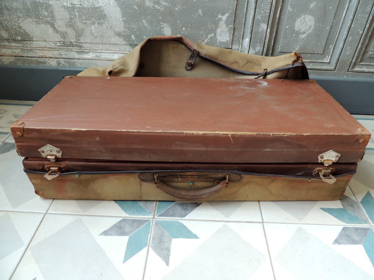 Antique Saxophone, Andrieu. Frères Paris, Original Suitcase, Musical Instrument, 20th Century-photo-6