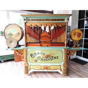 Orchestral Organ, Carousel Organ, Alessendro Gasparini, 52-key Model From 1890, 19th