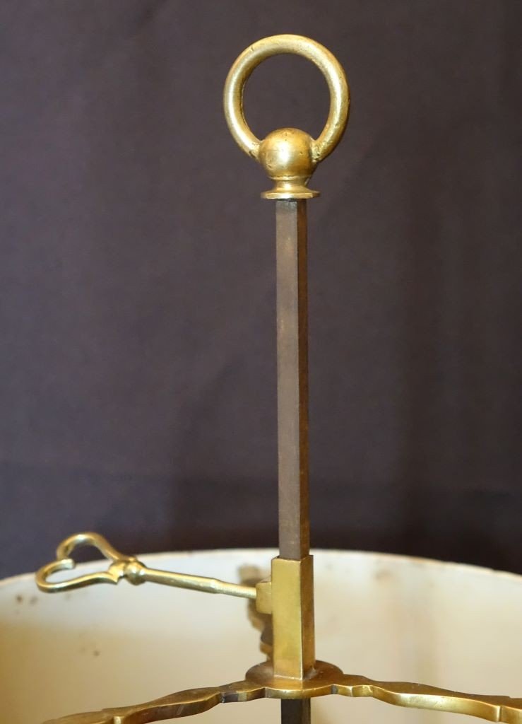 Hot Water Bottle Lamp In Gilt Bronze-photo-5