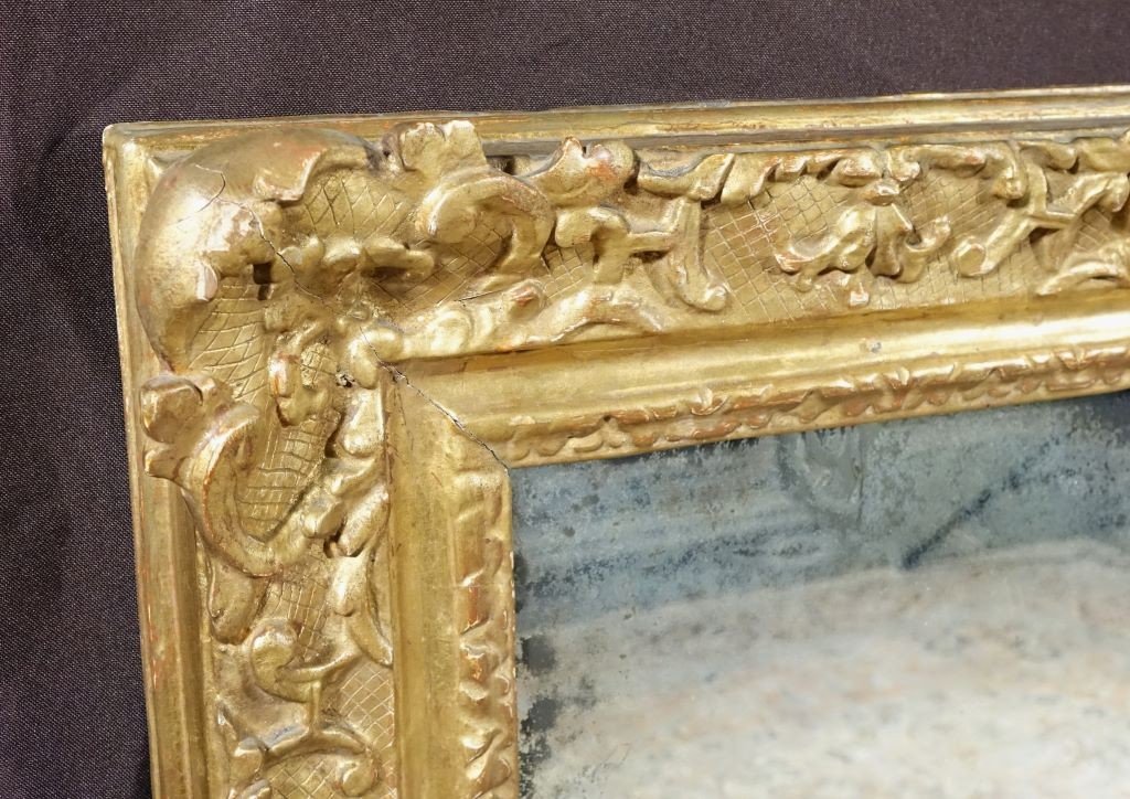 Regency Mirror In Golden Wood-photo-4