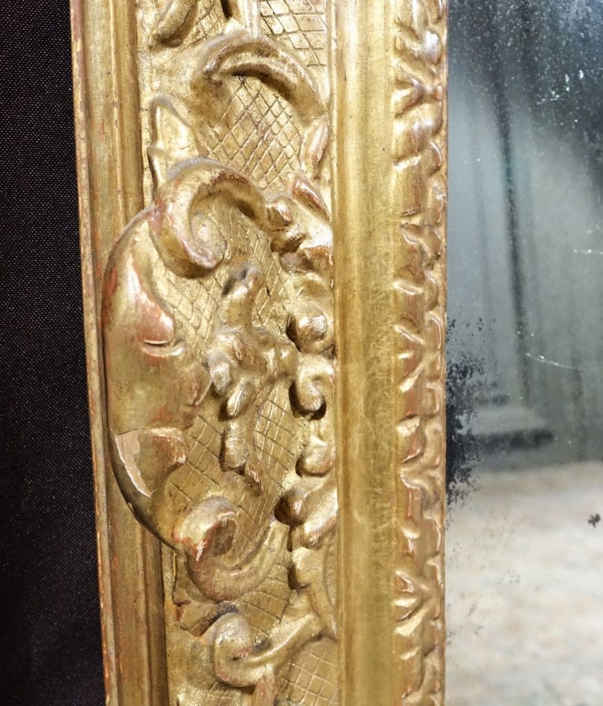 Regency Mirror In Golden Wood-photo-4