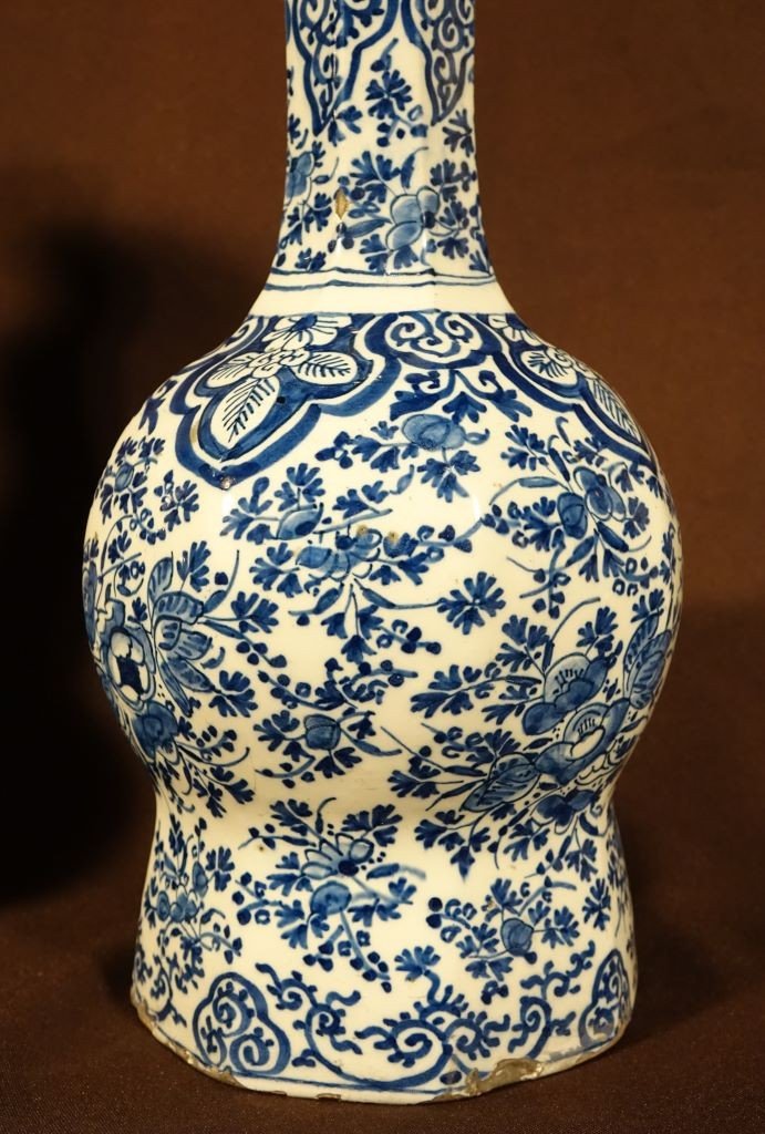 Pair Of Delft Earthenware Vases-photo-1