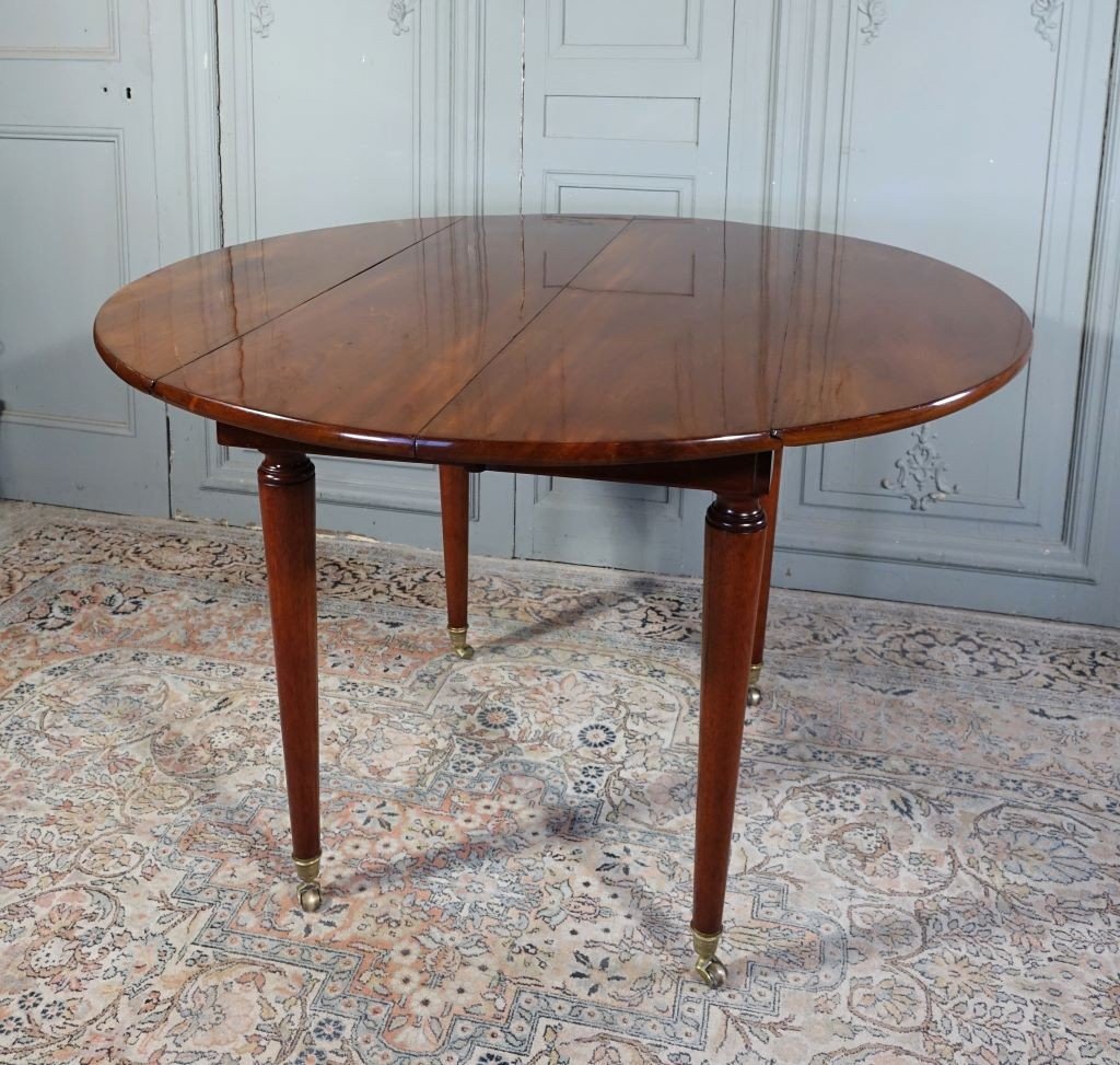 Table De Salle à Manger d'époque Louis XVI-photo-2