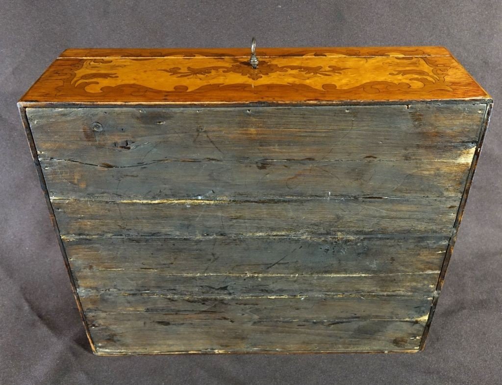 Rosewood Marquetry Box-photo-8