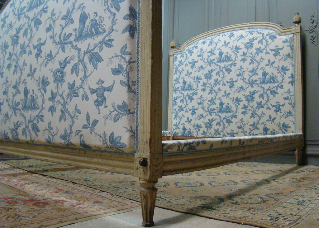 Rare Large Double Bed Louis XVI. Late Eighteenth