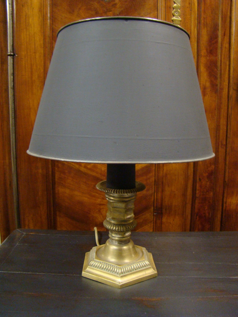 Gilt Bronze Desk Lamp. Early Twentieth