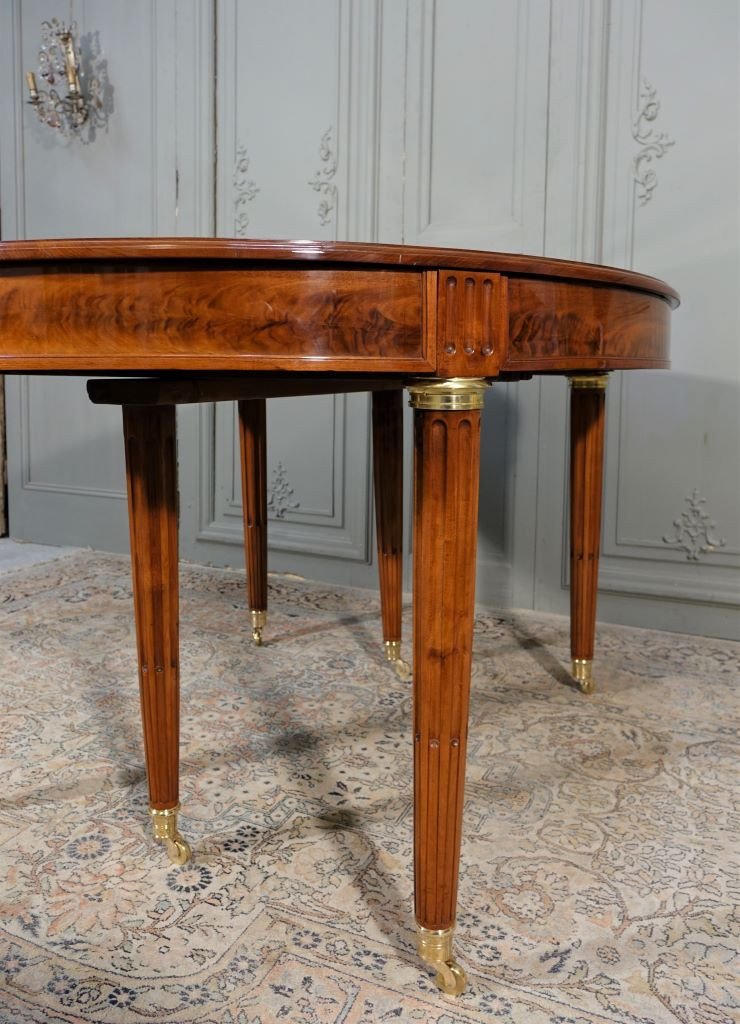 Louis XVI Mahogany Dining Table-photo-4