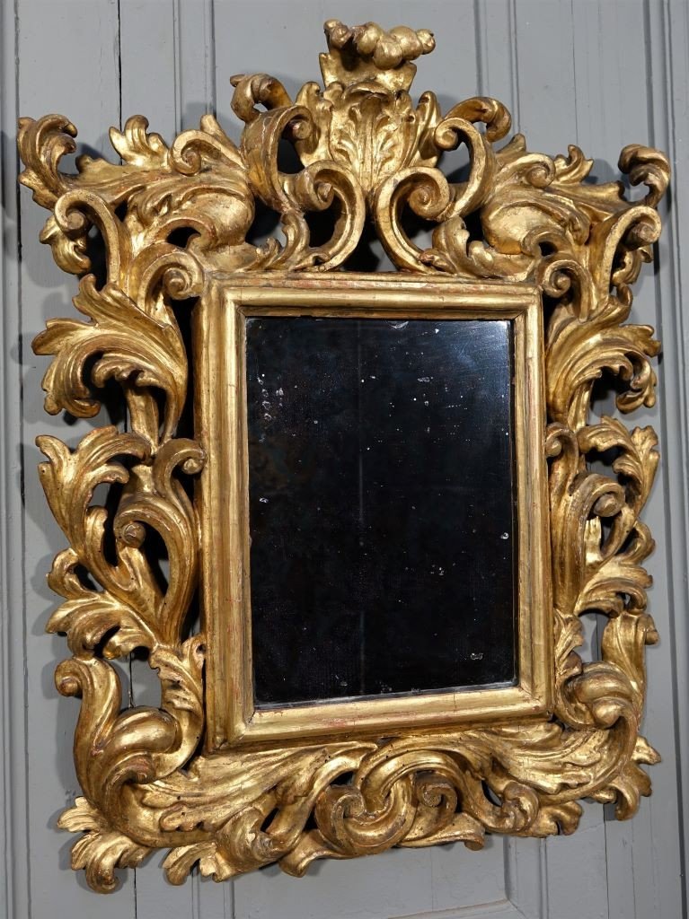 Italian Mirror, Louis XIV Period-photo-3