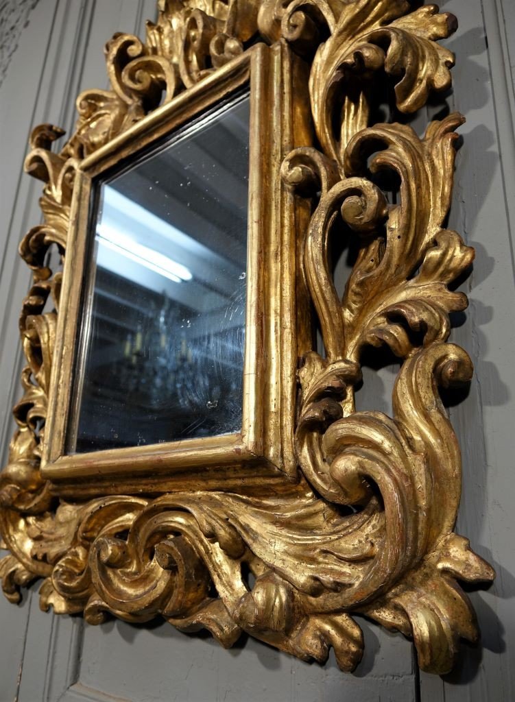 Italian Mirror, Louis XIV Period-photo-4