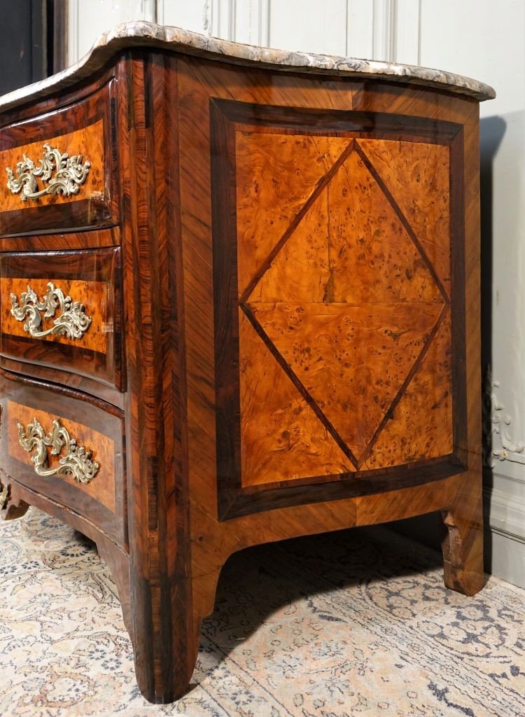 Commode Louis XIV / Régence. Epoque Début XVIIIème-photo-1