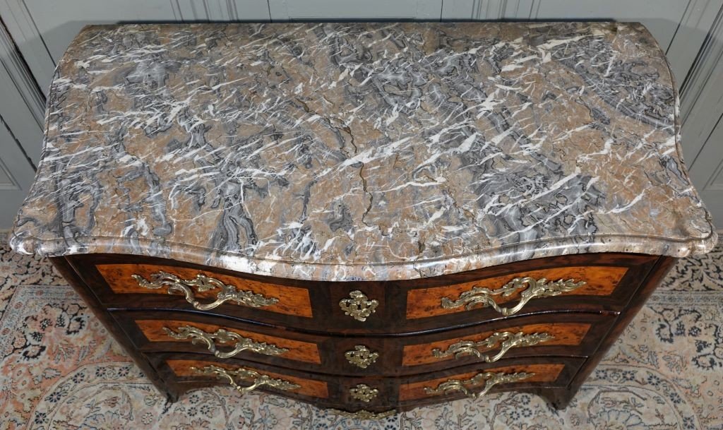 Commode Louis XIV / Régence. Epoque Début XVIIIème-photo-3