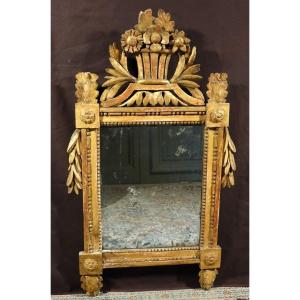 Louis XVI Period Fronton Mirror