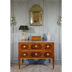 Louis XVI Marquetry Chest Of Drawers