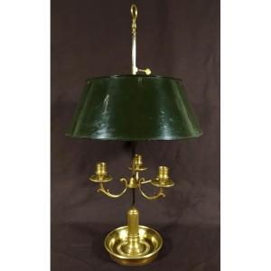 Lampe Bouillotte En Bronze De Style Louis XVI d'époque début XIXème