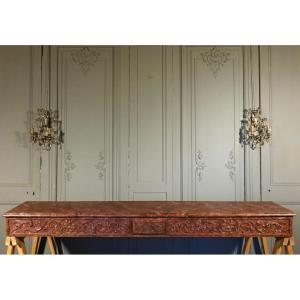 Large Louis XIV / Regency Period Wall Console