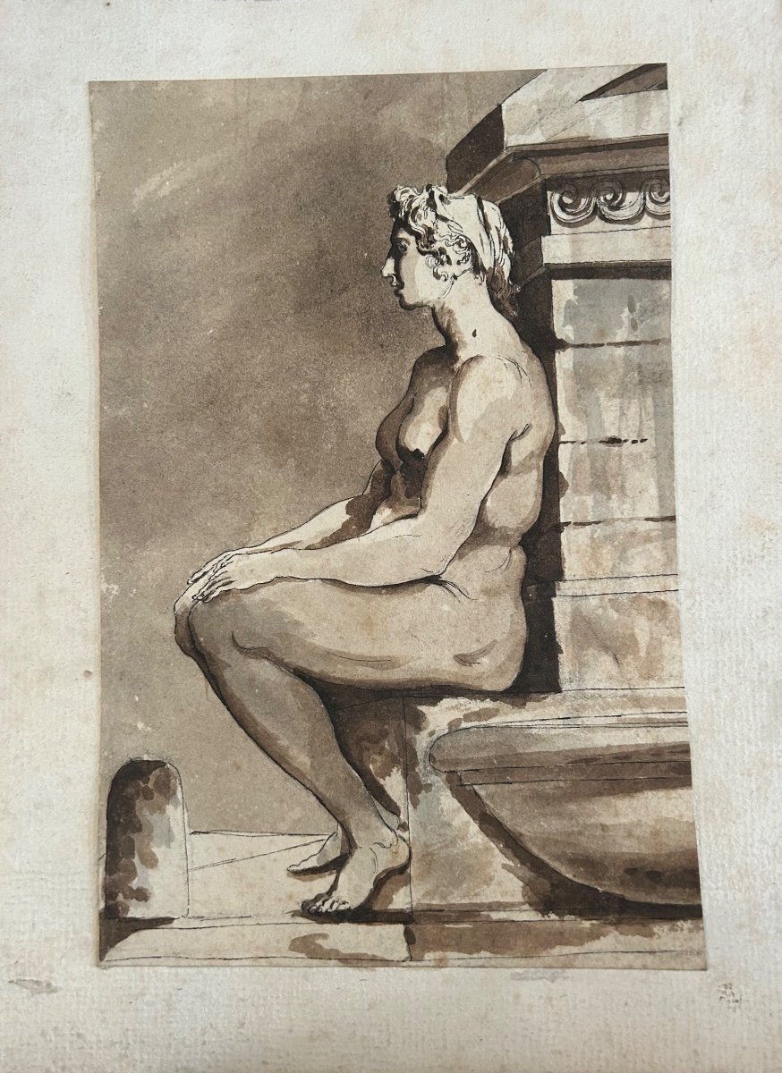 Nude In Antique Style, 18th-19th Century -photo-2