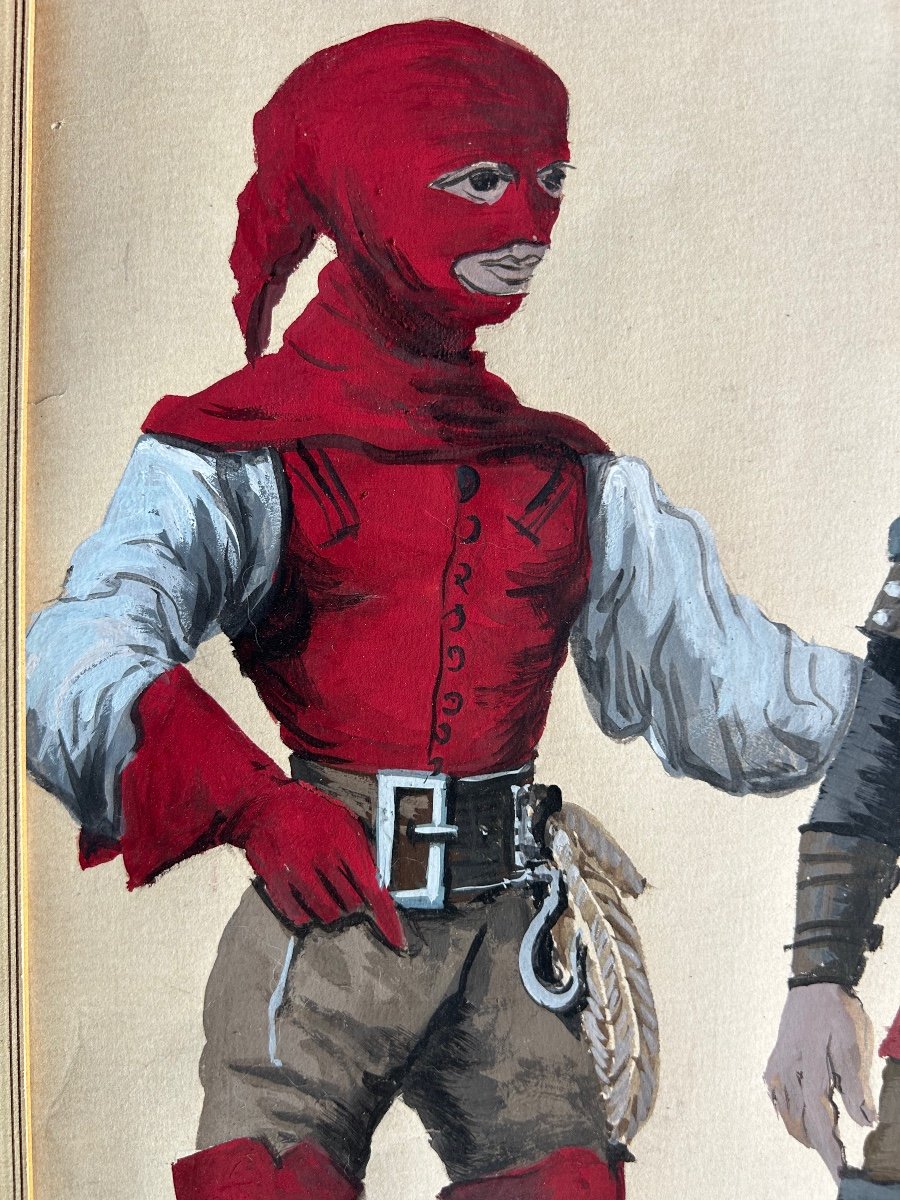 Projet De Costume de bal  Circa 50