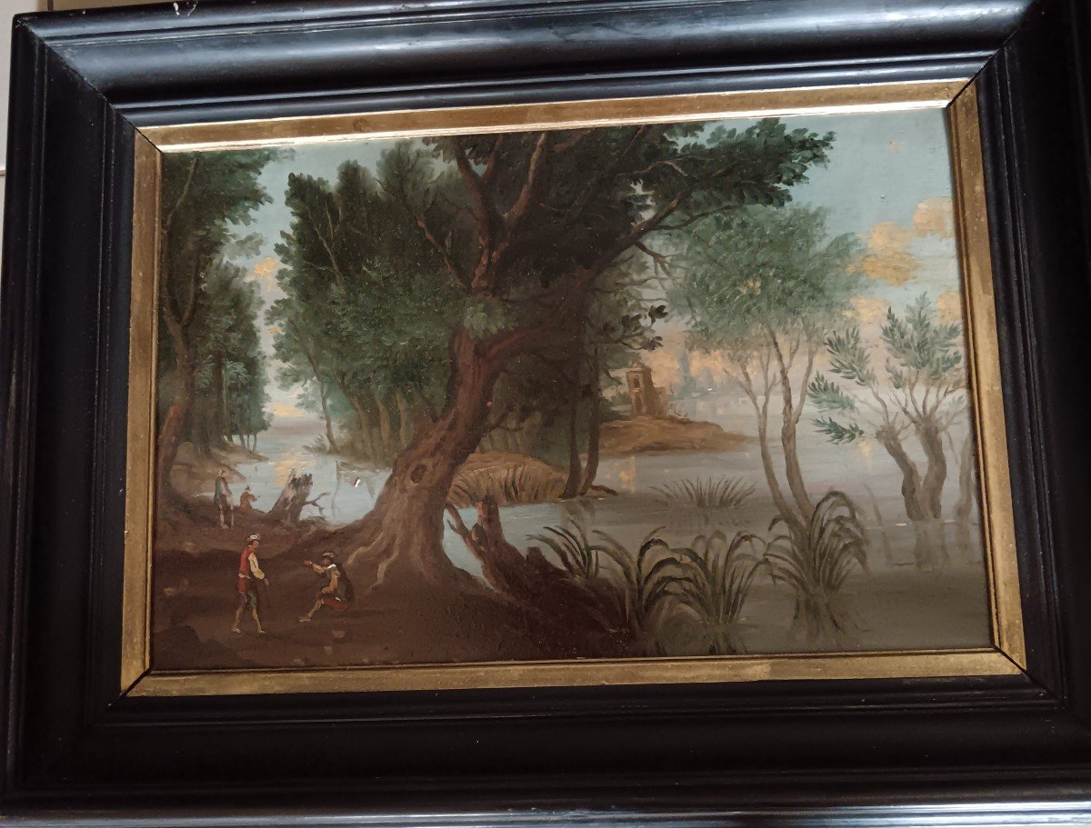 18th Century Riverside Landscape