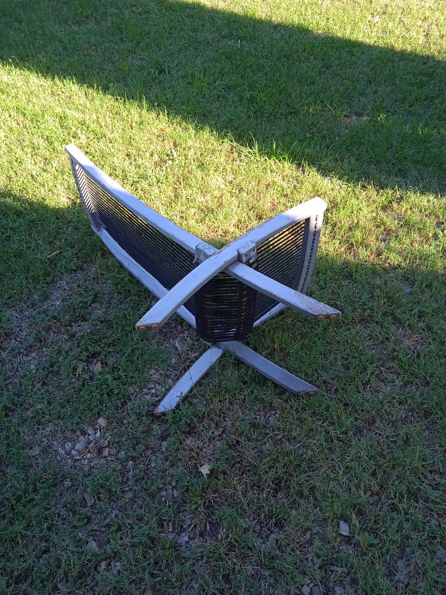 Pair Of Swedish Design Garden Chairs From The 70s-photo-7