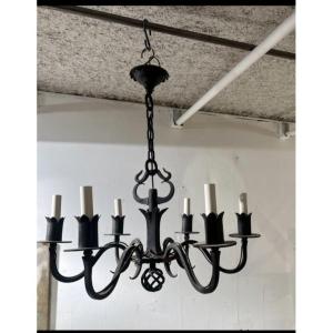 Wrought Iron Chandelier 