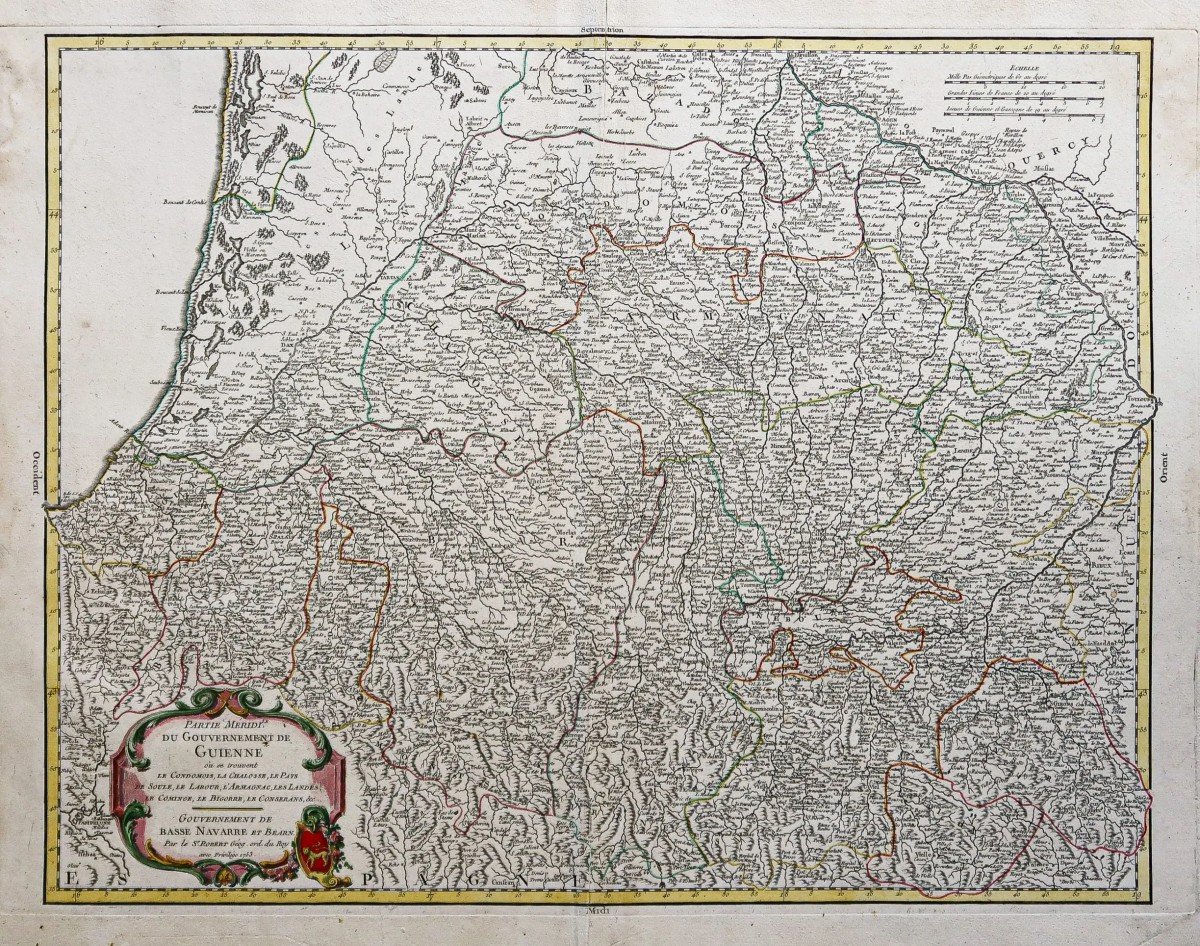 Carte Ancienne De Guyenne – Navarre