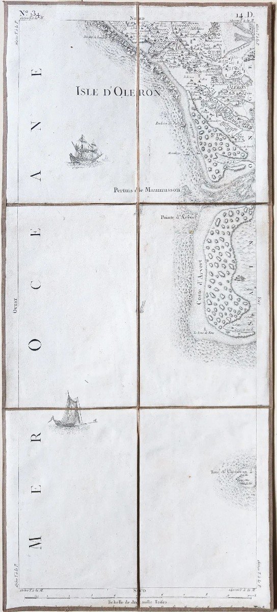 Map Oléron - Cordouan