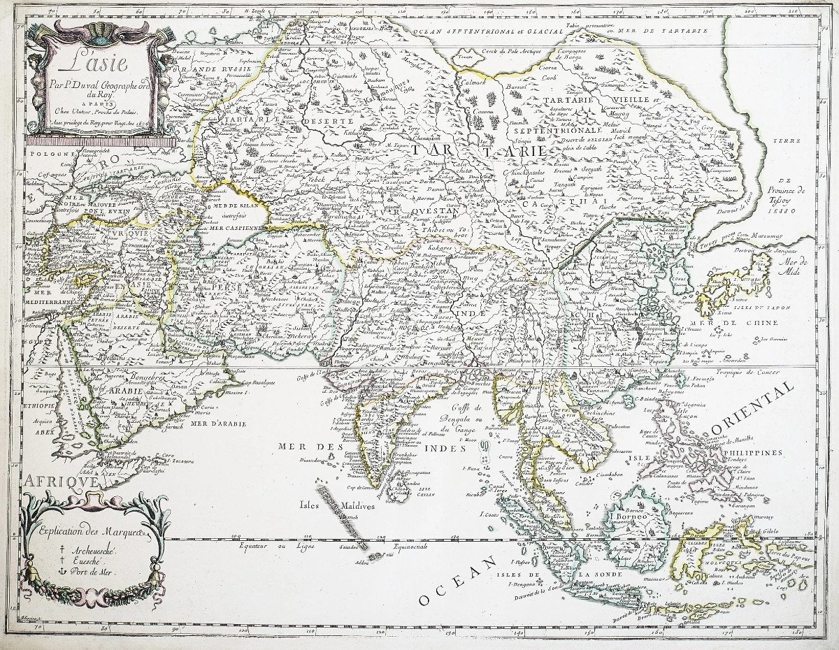  Carte Ancienne De L’asie