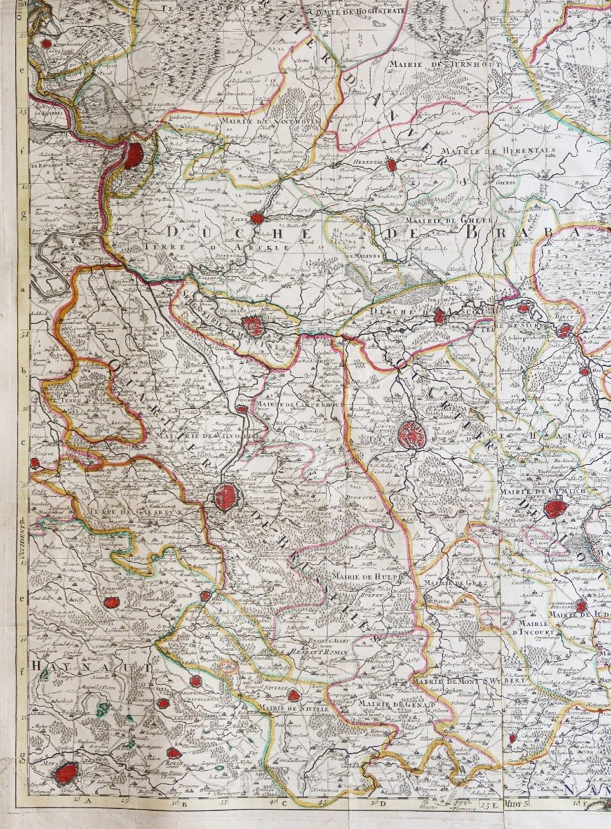 Old Map – Duchy Of Brabant-photo-3