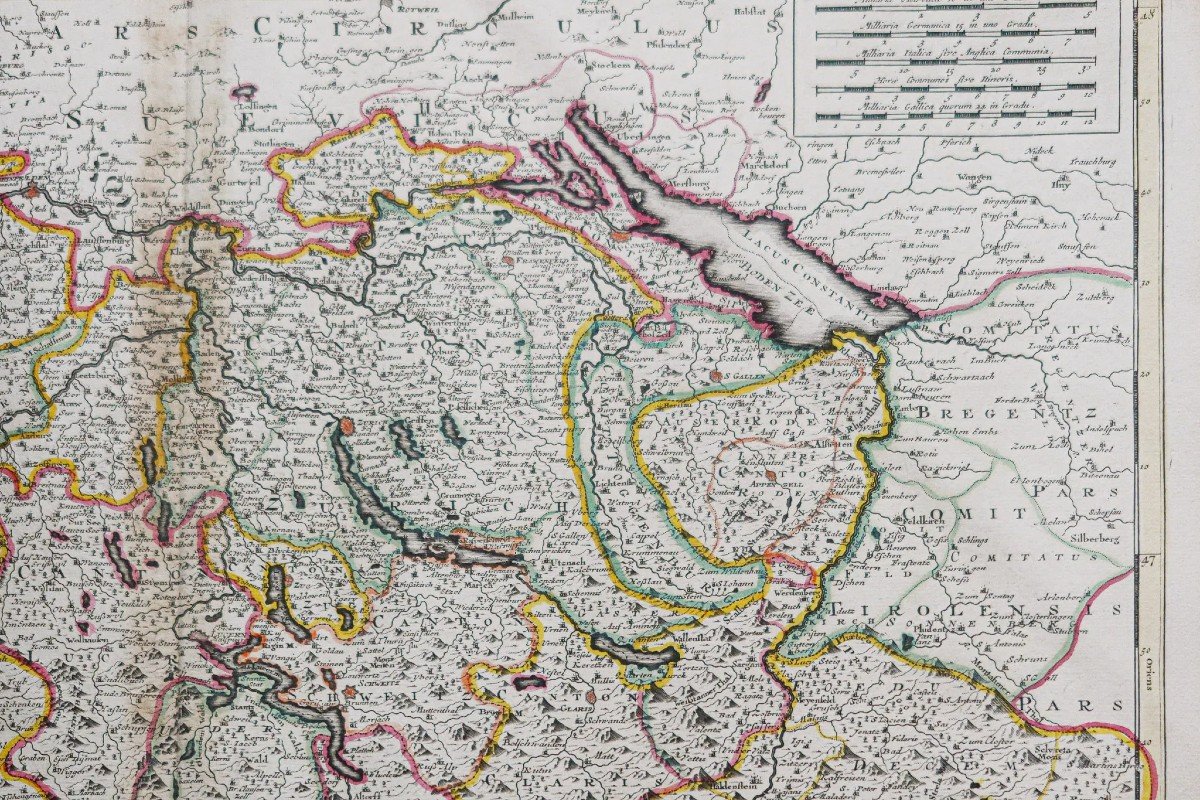 Carte Géographique Ancienne De La Suisse-photo-1