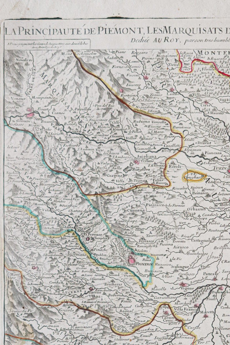 Old Geographical Map – Dauphiné - Provence-photo-3
