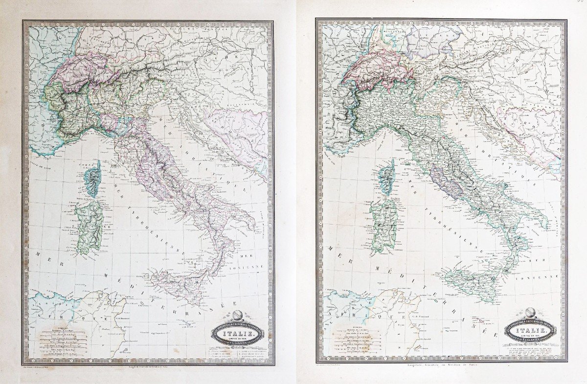 Cartes Géographiques Anciennes De L’italie