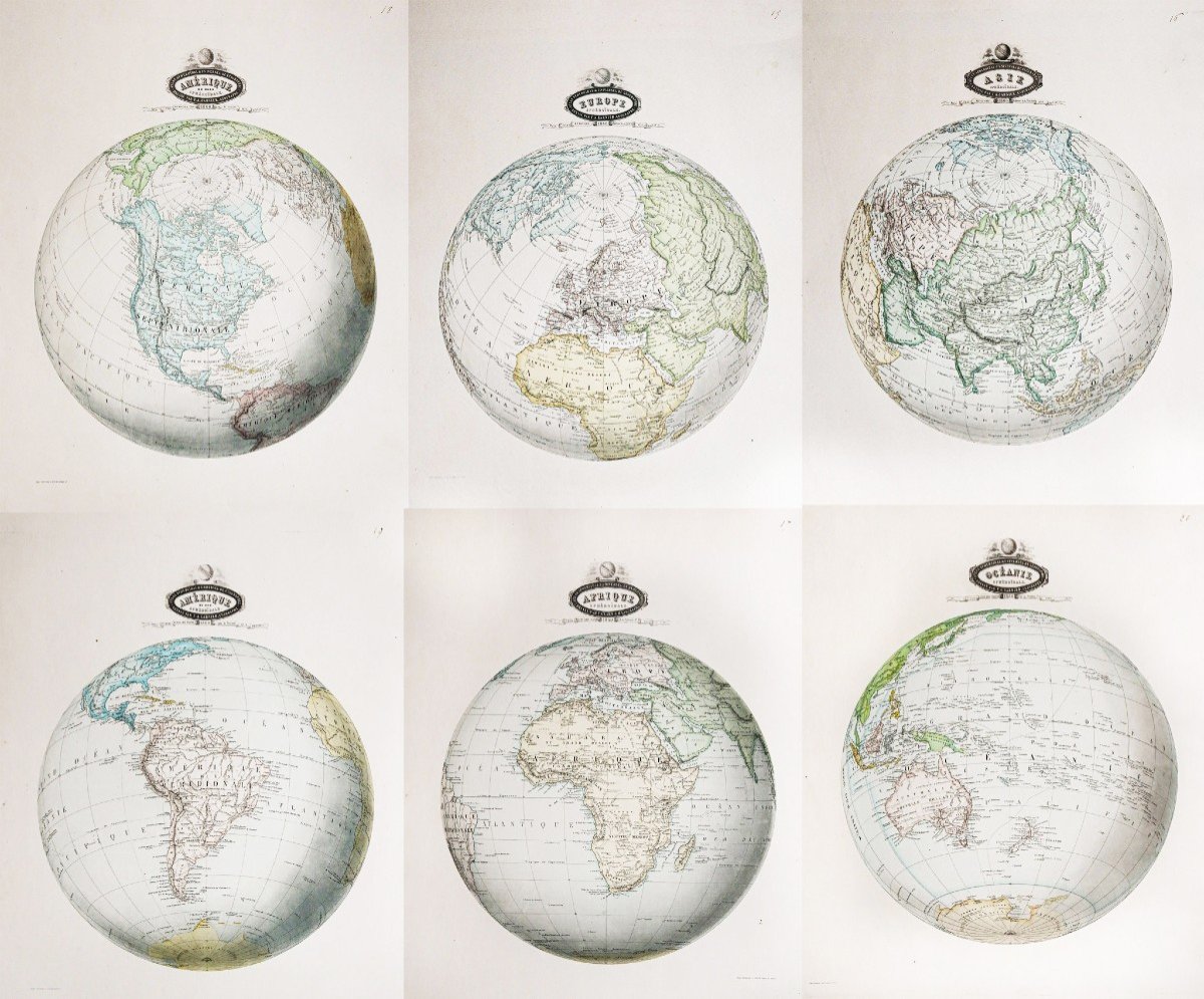 Old Geographical Maps Of The World